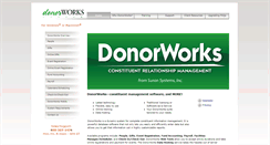 Desktop Screenshot of donorworks.com